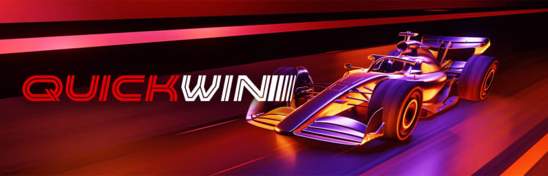 Screenshot der Quickwin Casino Oberfläche auf einem Smartphone und Desktop